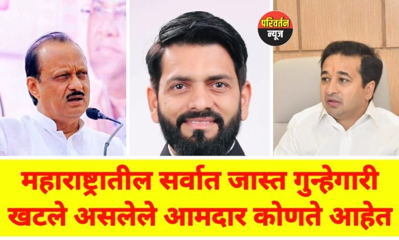 "महाराष्ट्रातील सर्वाधिक गुन्हेगारी खटले असलेले आमदार