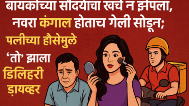 बायकोच्या सौंदर्याचा खर्च न झेपलामुळे नवरा कंगाल झाला, नोकरी गेली आणि पत्नीने सोडून दिलं.